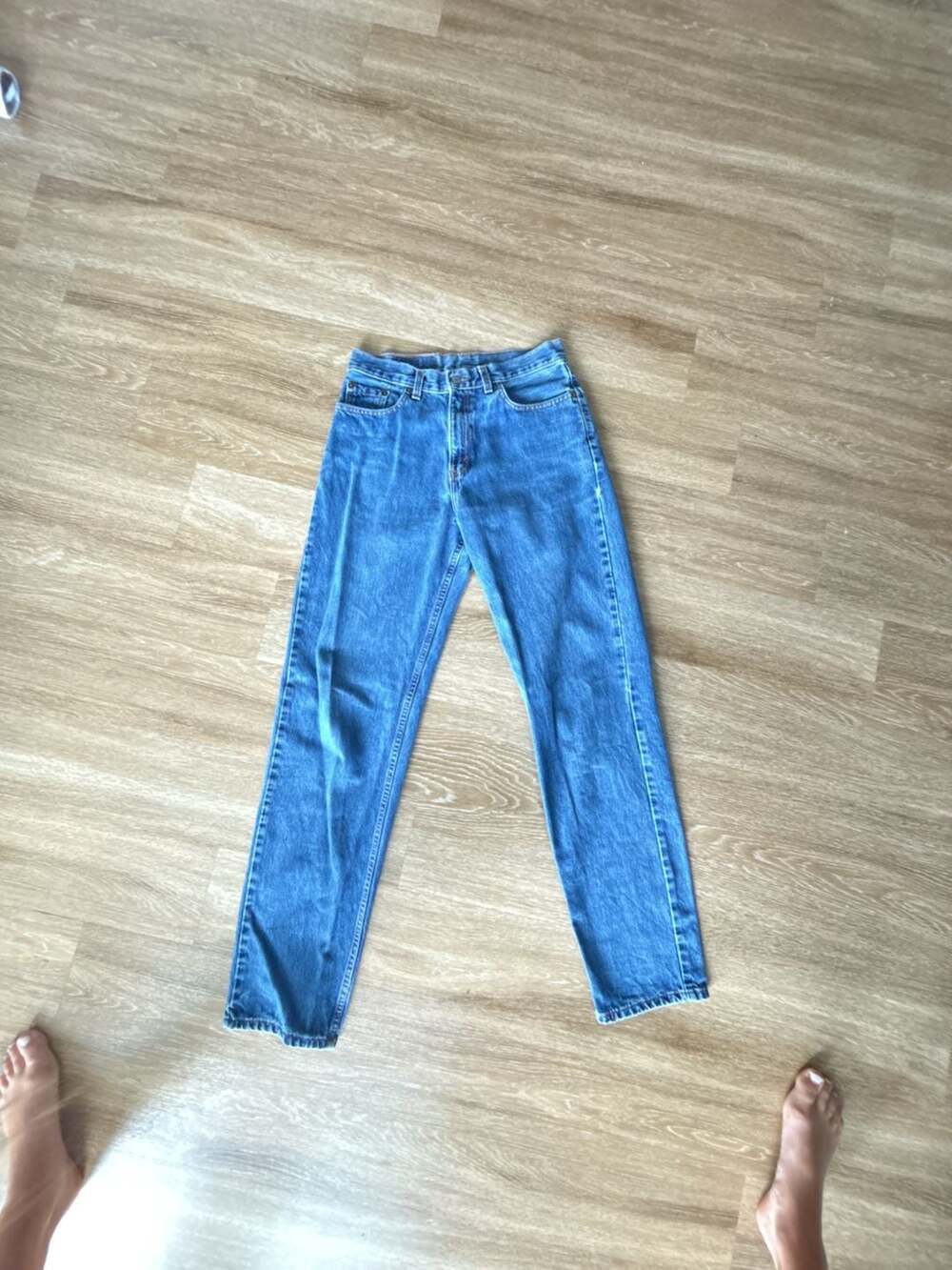 Vintage Levi's 560 Loose Fit Straight Leg Blue Jeans